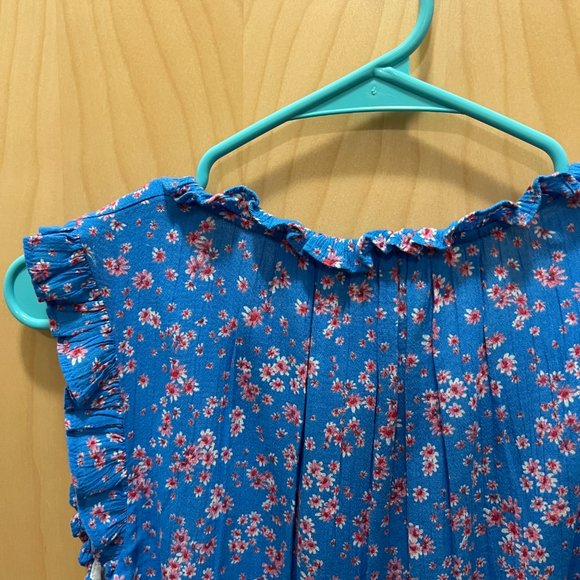 Draper James Blue and Pink Popover Dress - NWT - Picture 7 of 11